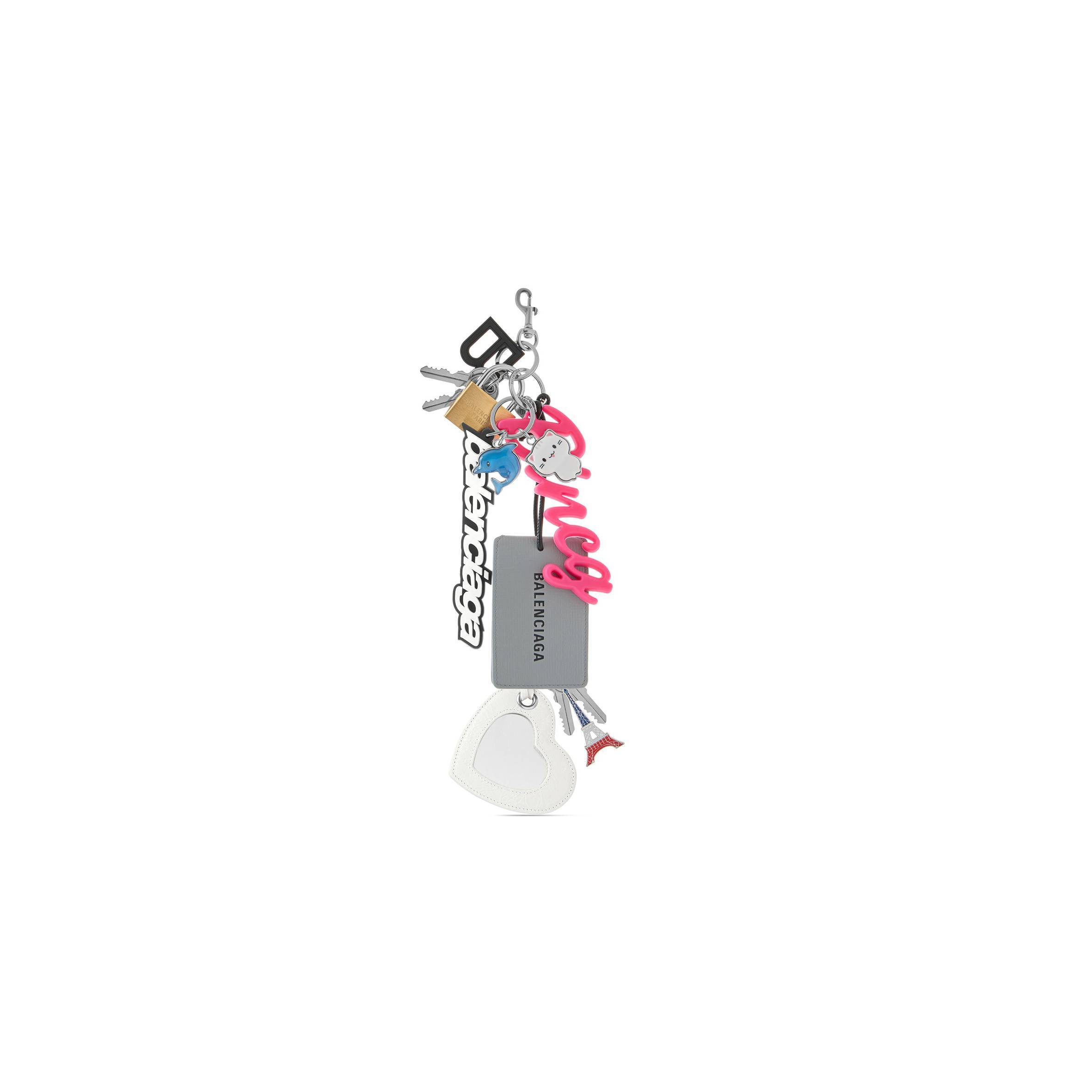 Ba*len*cia*ga women''s turner keychain in multicolored 7934952aa8r8486 (34*9*2cm)